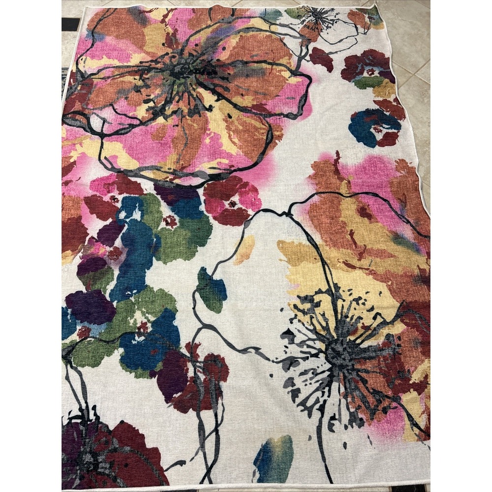 Ruggable Washable Rug + Pad‎ – 5x7 Colorful Bold Floral